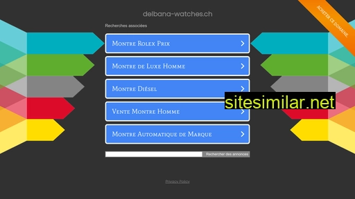 delbana-watches.ch alternative sites