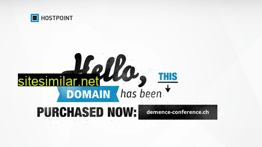 Demence-conference similar sites