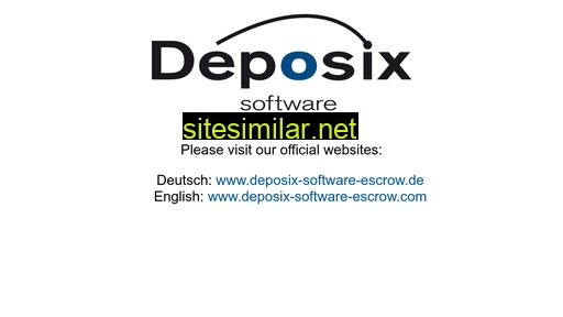 deposix-software-escrow.ch alternative sites