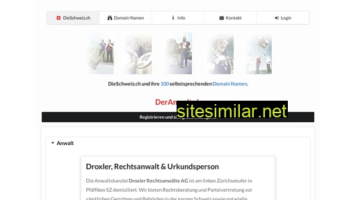 deranwalt.ch alternative sites