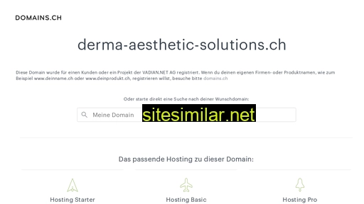 derma-aesthetic-solutions.ch alternative sites