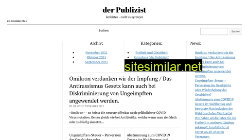 derpublizist.ch alternative sites