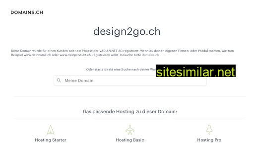 design2go.ch alternative sites