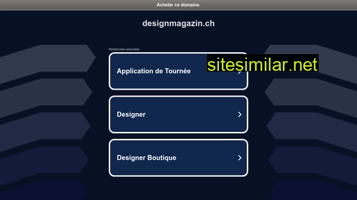 designmagazin.ch alternative sites