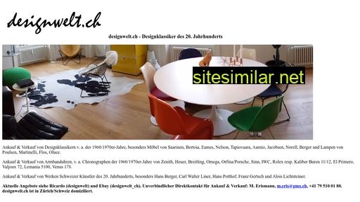 designwelt.ch alternative sites
