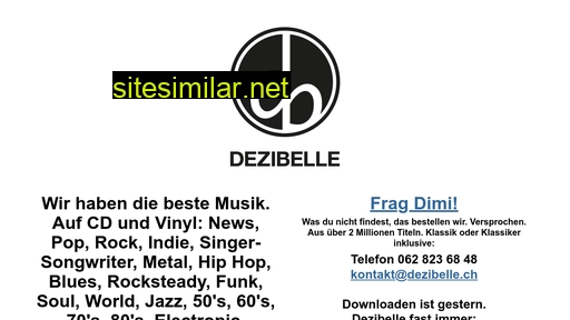 dezibelle.ch alternative sites