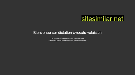 dictation-avocats-valais.ch alternative sites