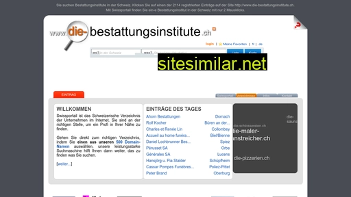 die-bestattungsinstitute.ch alternative sites