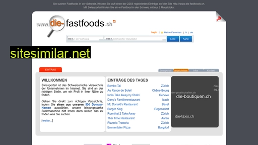 Die-fastfoods similar sites