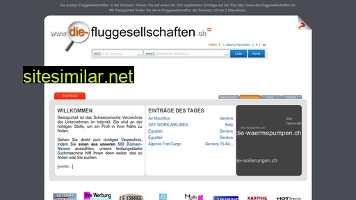 die-fluggesellschaften.ch alternative sites