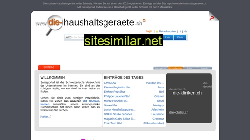 die-haushaltsgeraete.ch alternative sites