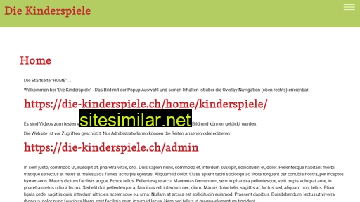die-kinderspiele.ch alternative sites