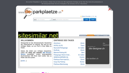die-parkplaetze.ch alternative sites