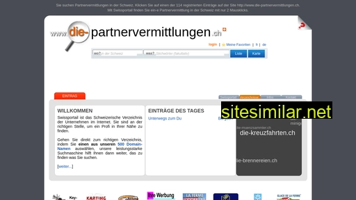 die-partnervermittlungen.ch alternative sites
