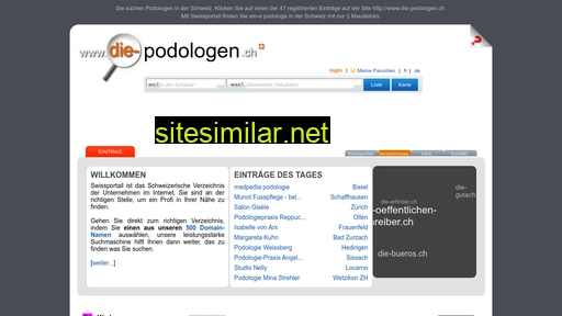 die-podologen.ch alternative sites