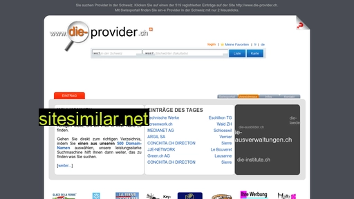 die-provider.ch alternative sites