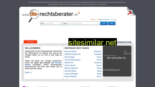 die-rechtsberater.ch alternative sites