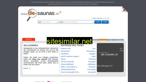 die-saunas.ch alternative sites