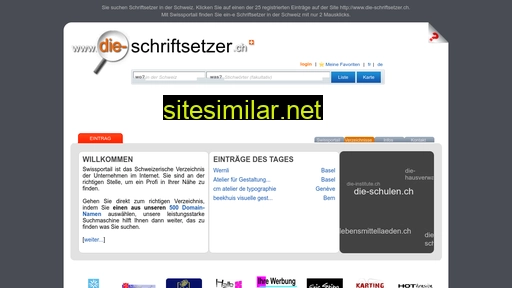 die-schriftsetzer.ch alternative sites