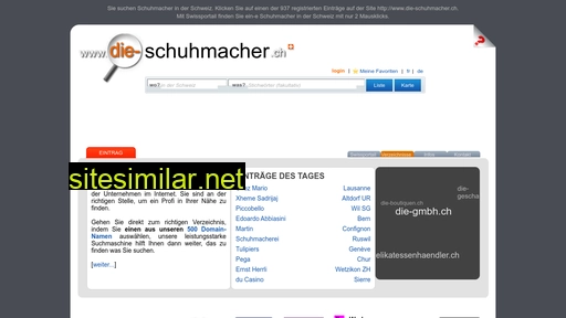die-schuhmacher.ch alternative sites