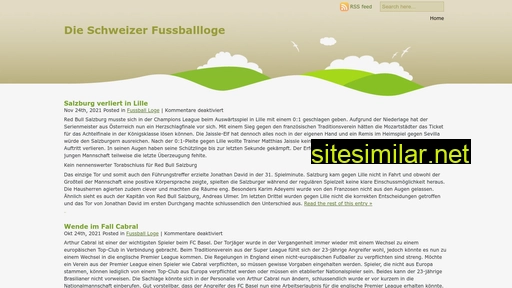 Die-schweizer-fussballloge similar sites