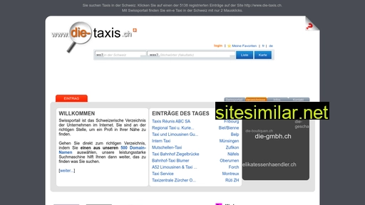 die-taxis.ch alternative sites