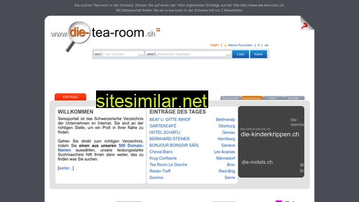 die-tea-room.ch alternative sites