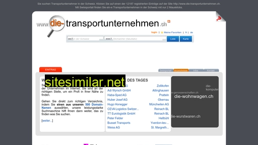 die-transportunternehmen.ch alternative sites