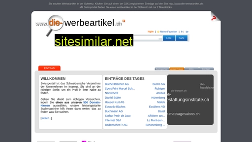 die-werbeartikel.ch alternative sites