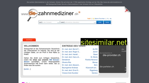die-zahnmediziner.ch alternative sites