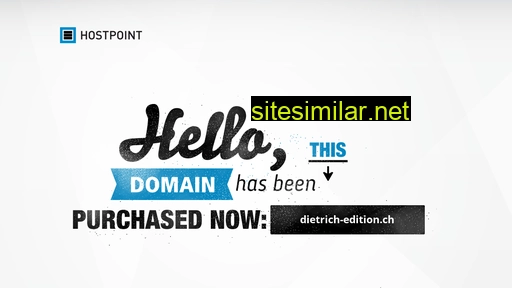 dietrich-edition.ch alternative sites