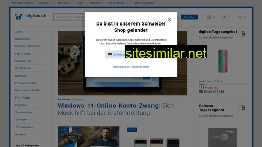 digitec.ch alternative sites