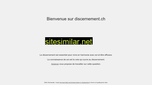 discernement.ch alternative sites