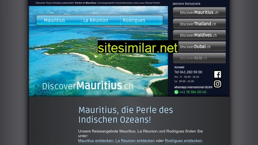 discovermauritius.ch alternative sites