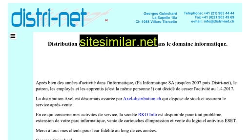 Distri-net similar sites