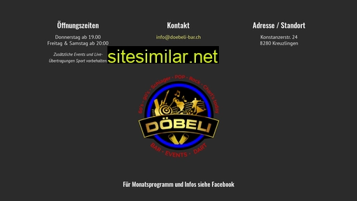 Doebeli-bar similar sites