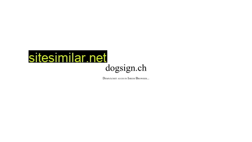 dogsign.ch alternative sites