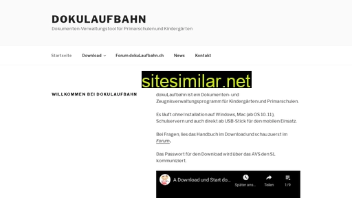 dokulaufbahn.ch alternative sites
