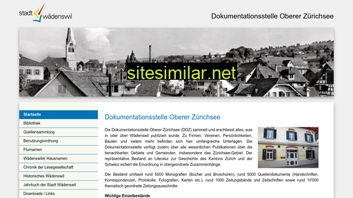dokumentationsstelle.ch alternative sites