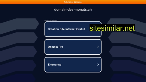 Domain-des-monats similar sites
