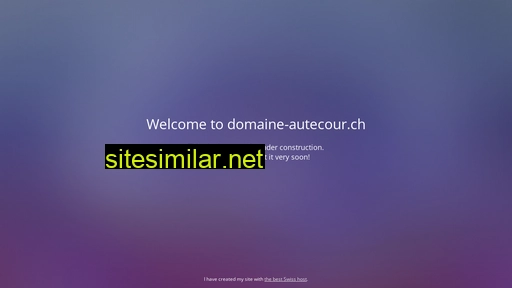 domaine-autecour.ch alternative sites