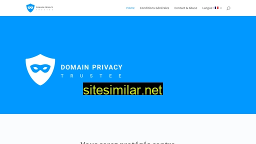 Domainprivacytrustee similar sites