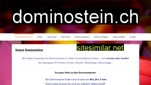 dominostein.ch alternative sites