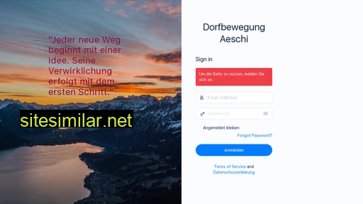 dorfbewegung.ch alternative sites