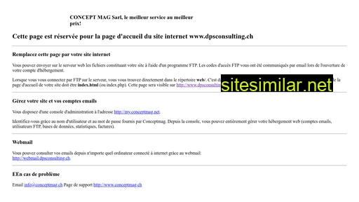 dpsconsulting.ch alternative sites