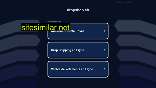dropshop.ch alternative sites