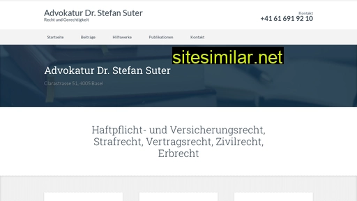 dr-stefan-suter.ch alternative sites