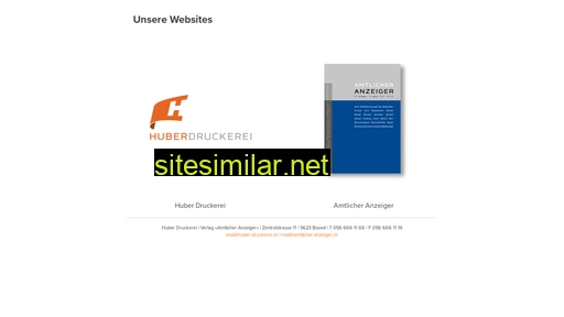 druckerei-huber.ch alternative sites