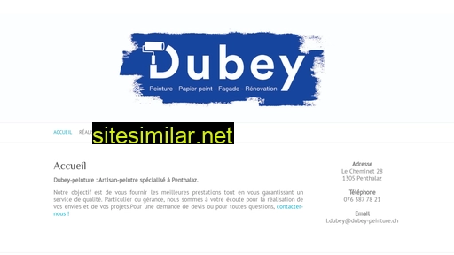 dubey-peinture.ch alternative sites