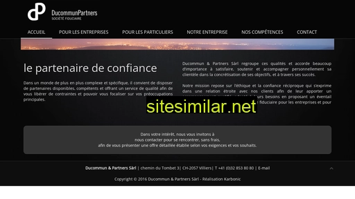ducommunpartners.ch alternative sites